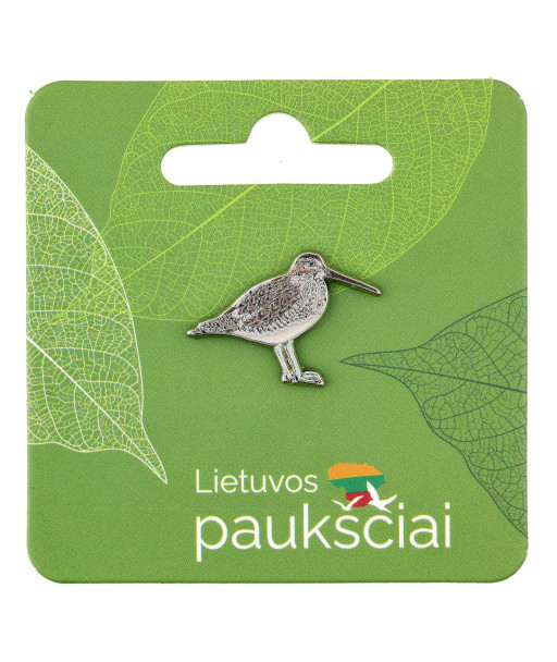 Pin Badge Common Snipe